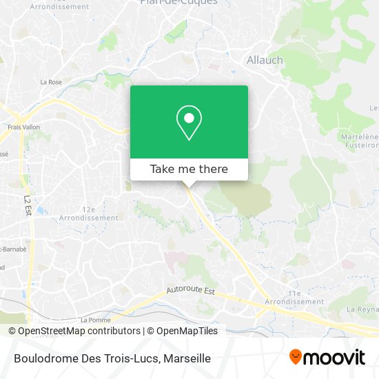 Boulodrome Des Trois-Lucs map