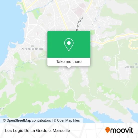 Les Logis De La Gradule map