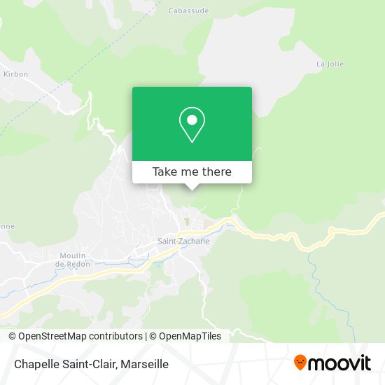 Chapelle Saint-Clair map