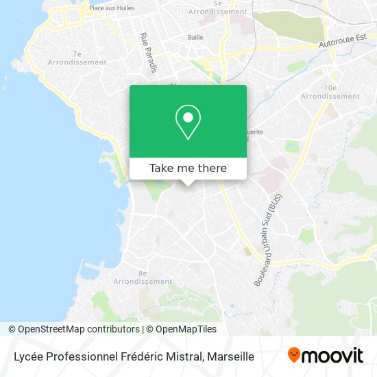Lycée Professionnel Frédéric Mistral map