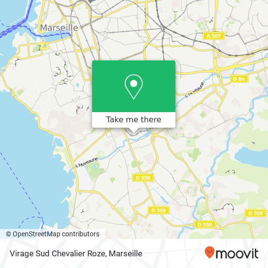 Virage Sud Chevalier Roze map