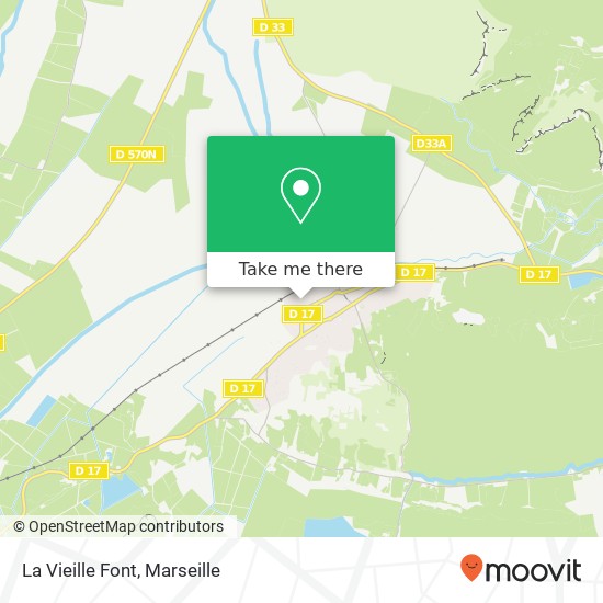 Mapa La Vieille Font