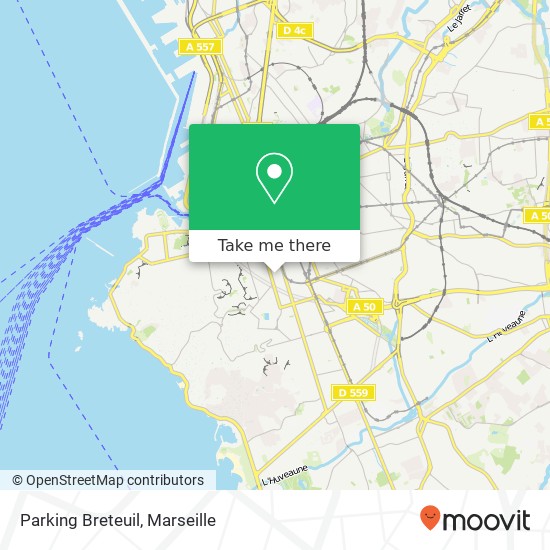 Parking Breteuil map