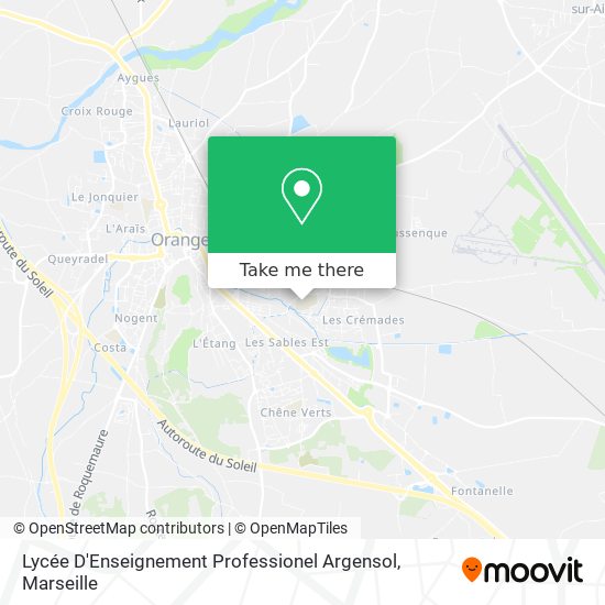 Lycée D'Enseignement Professionel Argensol map