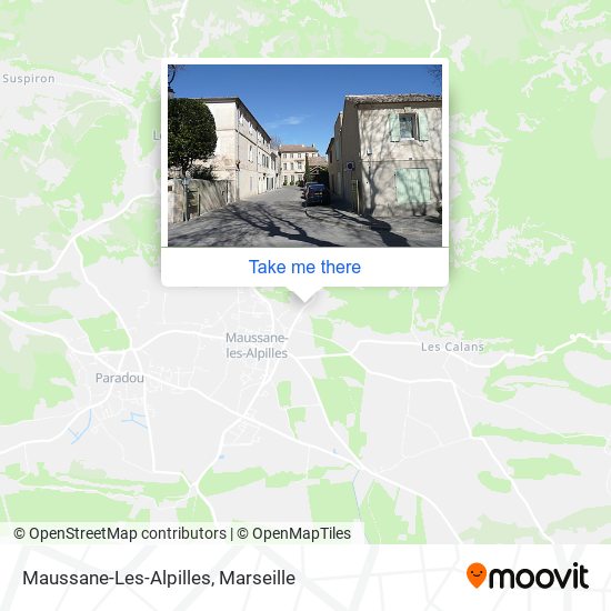 Maussane-Les-Alpilles map