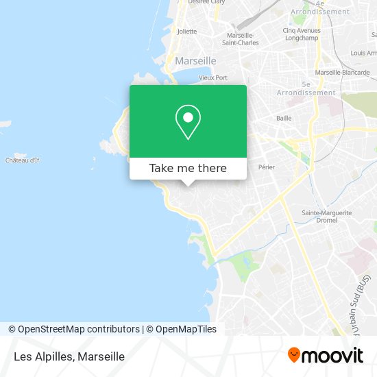 Les Alpilles map