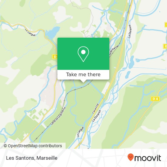 Les Santons map