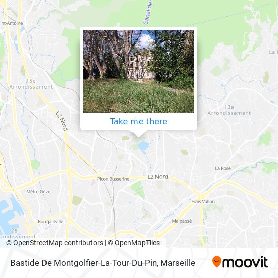 Bastide De Montgolfier-La-Tour-Du-Pin map