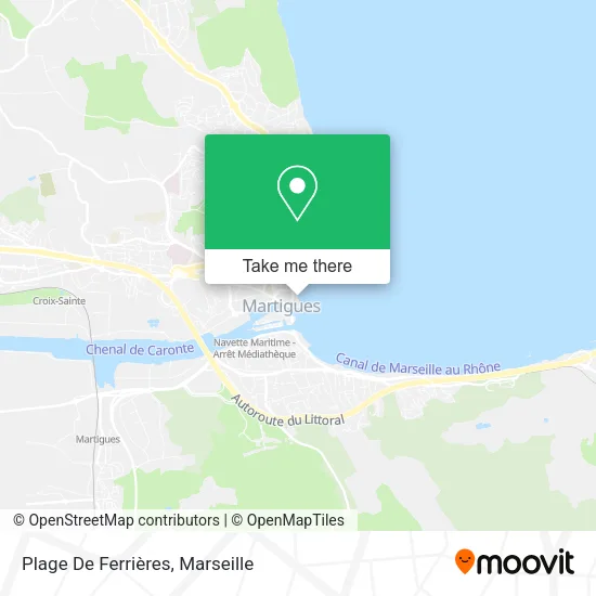 Plage De Ferrières map