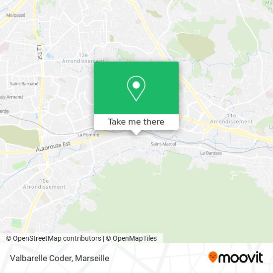 Valbarelle Coder map