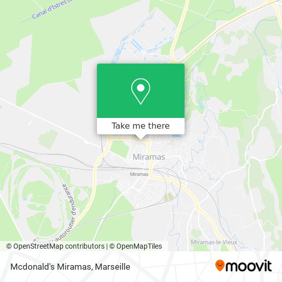 Mcdonald's Miramas map