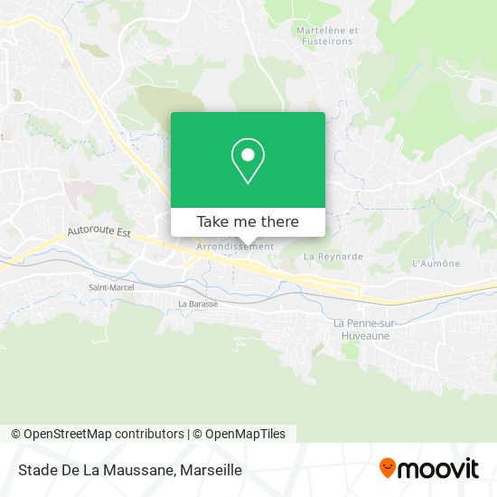 Stade De La Maussane map