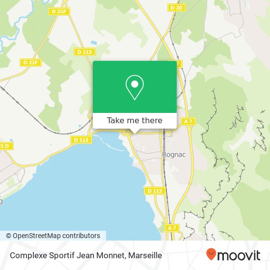 Complexe Sportif Jean Monnet map