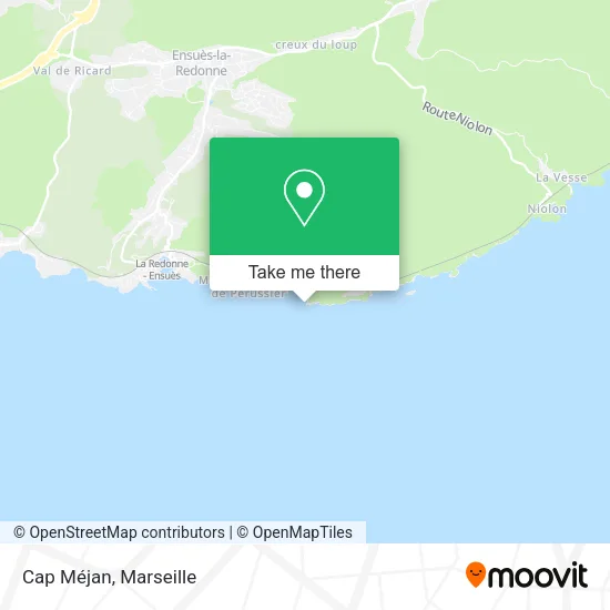 Cap Méjan map