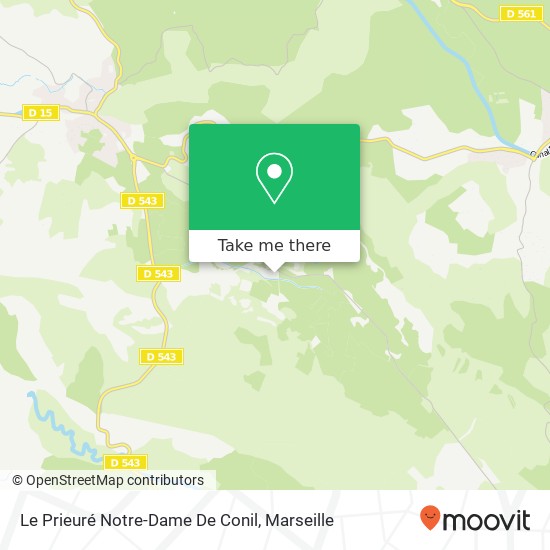 Le Prieuré Notre-Dame De Conil map