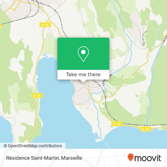 Résidence Saint-Martin map