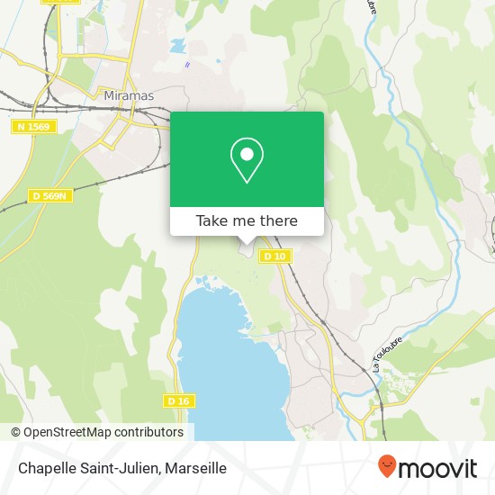 Mapa Chapelle Saint-Julien