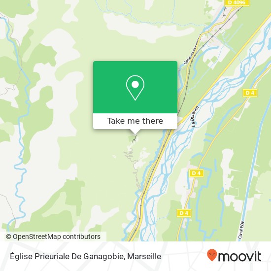 Mapa Église Prieuriale De Ganagobie