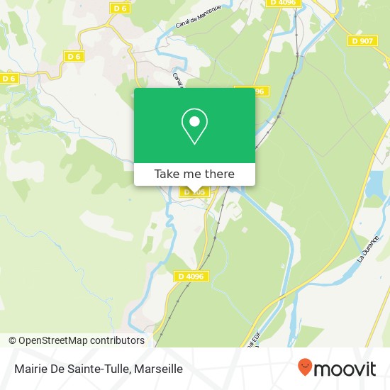 Mapa Mairie De Sainte-Tulle