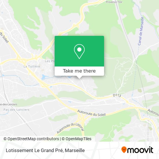 Lotissement Le Grand Pré map