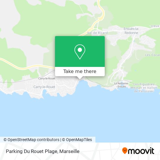 Parking Du Rouet Plage map