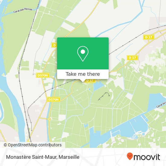 Mapa Monastère Saint-Maur