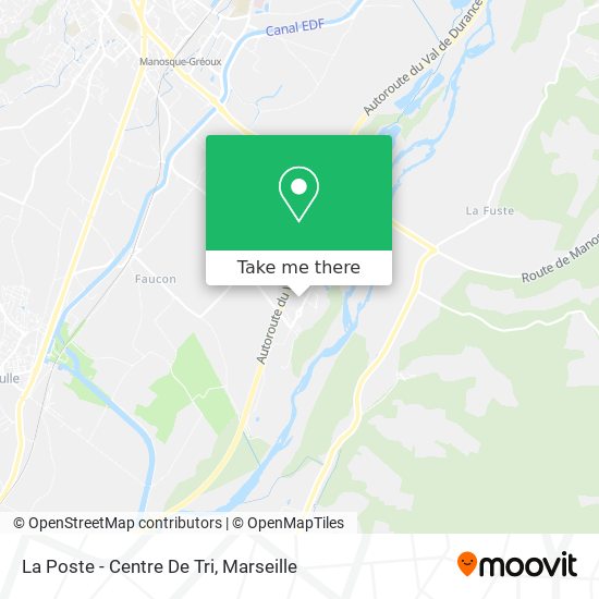 La Poste - Centre De Tri map