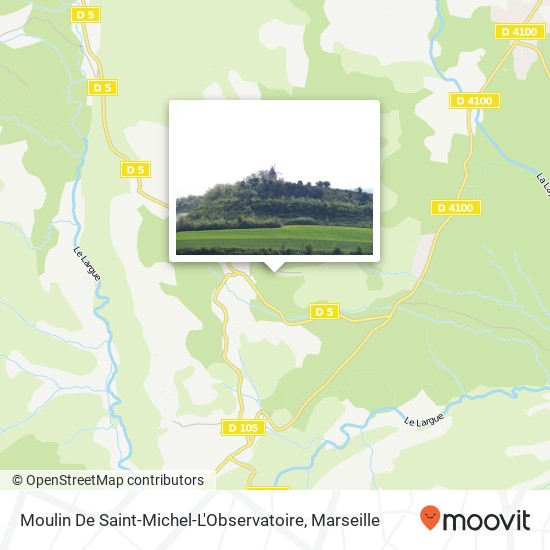 Moulin De Saint-Michel-L'Observatoire map