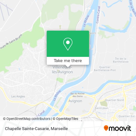 Chapelle Sainte-Casarie map
