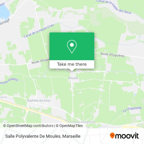 Salle Polyvalente De Moulès map