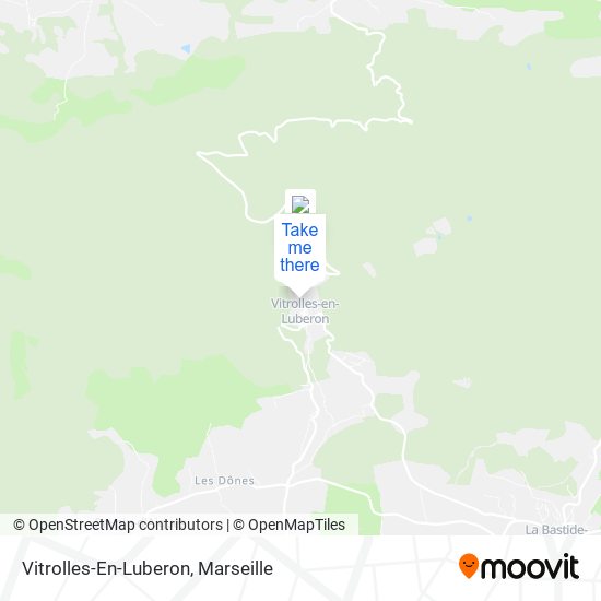 Mapa Vitrolles-En-Luberon