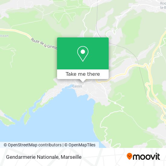 Gendarmerie Nationale map
