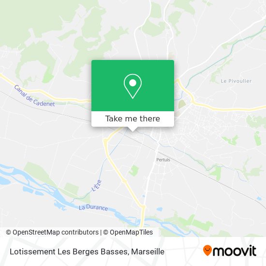 Lotissement Les Berges Basses map