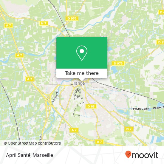 April Santé map