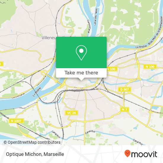 Optique Michon map