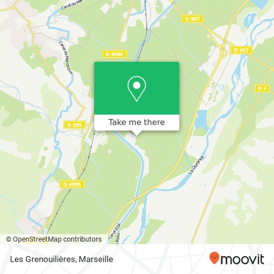 Mapa Les Grenouilières