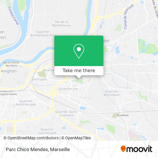 Parc Chico Mendes map