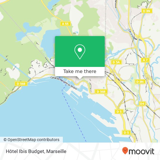 Mapa Hôtel Ibis Budget