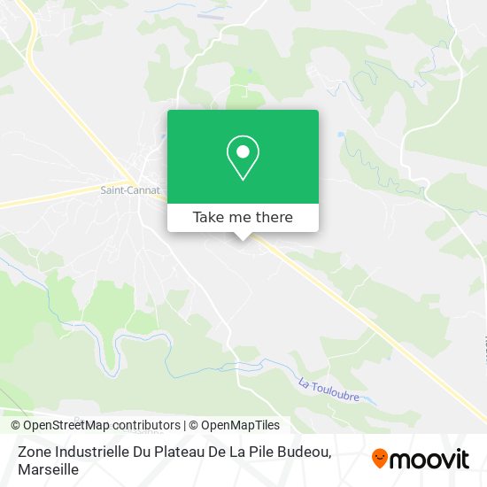 Zone Industrielle Du Plateau De La Pile Budeou map