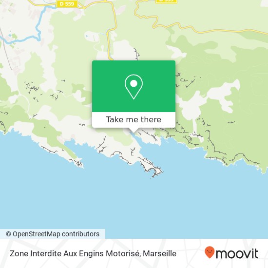 Zone Interdite Aux Engins Motorisé map