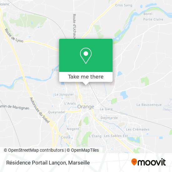 Résidence Portail Lançon map