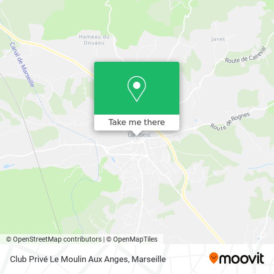 Club Privé Le Moulin Aux Anges map