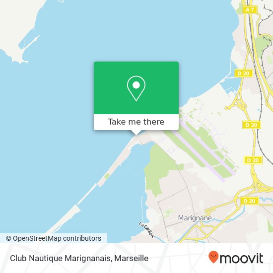 Club Nautique Marignanais map