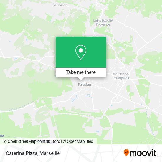 Caterina Pizza map