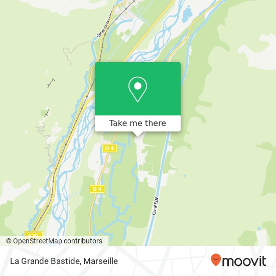 La Grande Bastide map