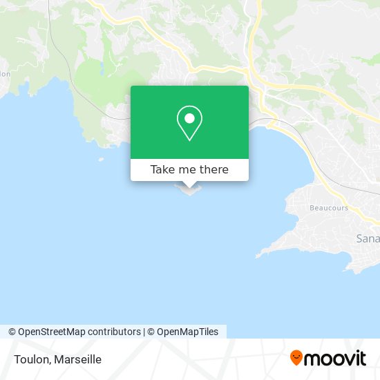 Mapa Toulon