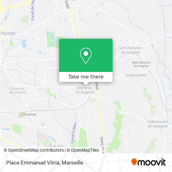 Place Emmanuel Vitria map