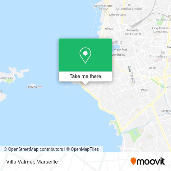 Villa Valmer map