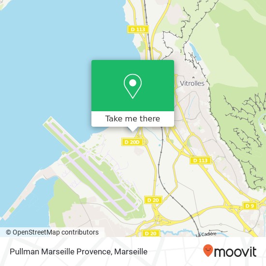 Pullman Marseille Provence map