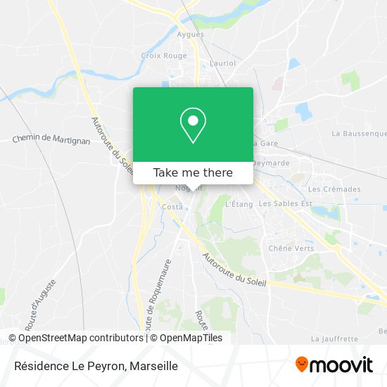 Résidence Le Peyron map